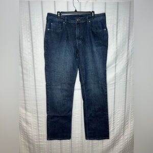 Buffalo David Bitton Mens Blue Jeans Size 36X32 Jackson-X Straight Stretch Denim